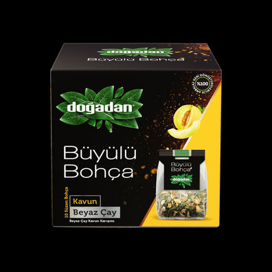 Doğadan Magical Pouch White Tea with Melon (Kavun Beyaz Çay) 10 Pack 0.42 oz (12 g)